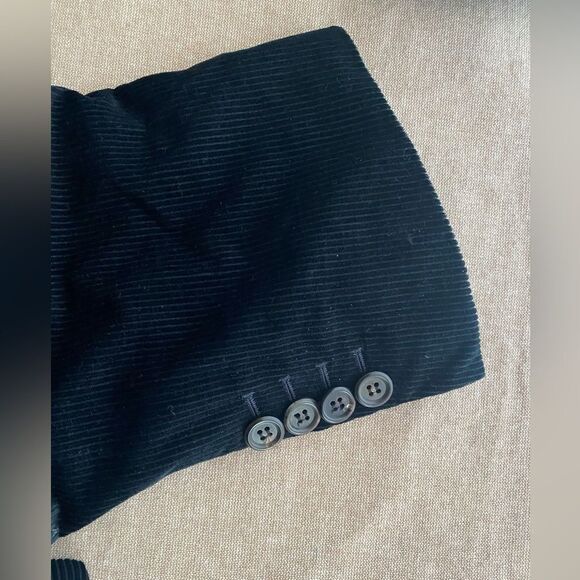 PRADA men's navy blue corduroy jacket size 52R - Picture 7 of 15